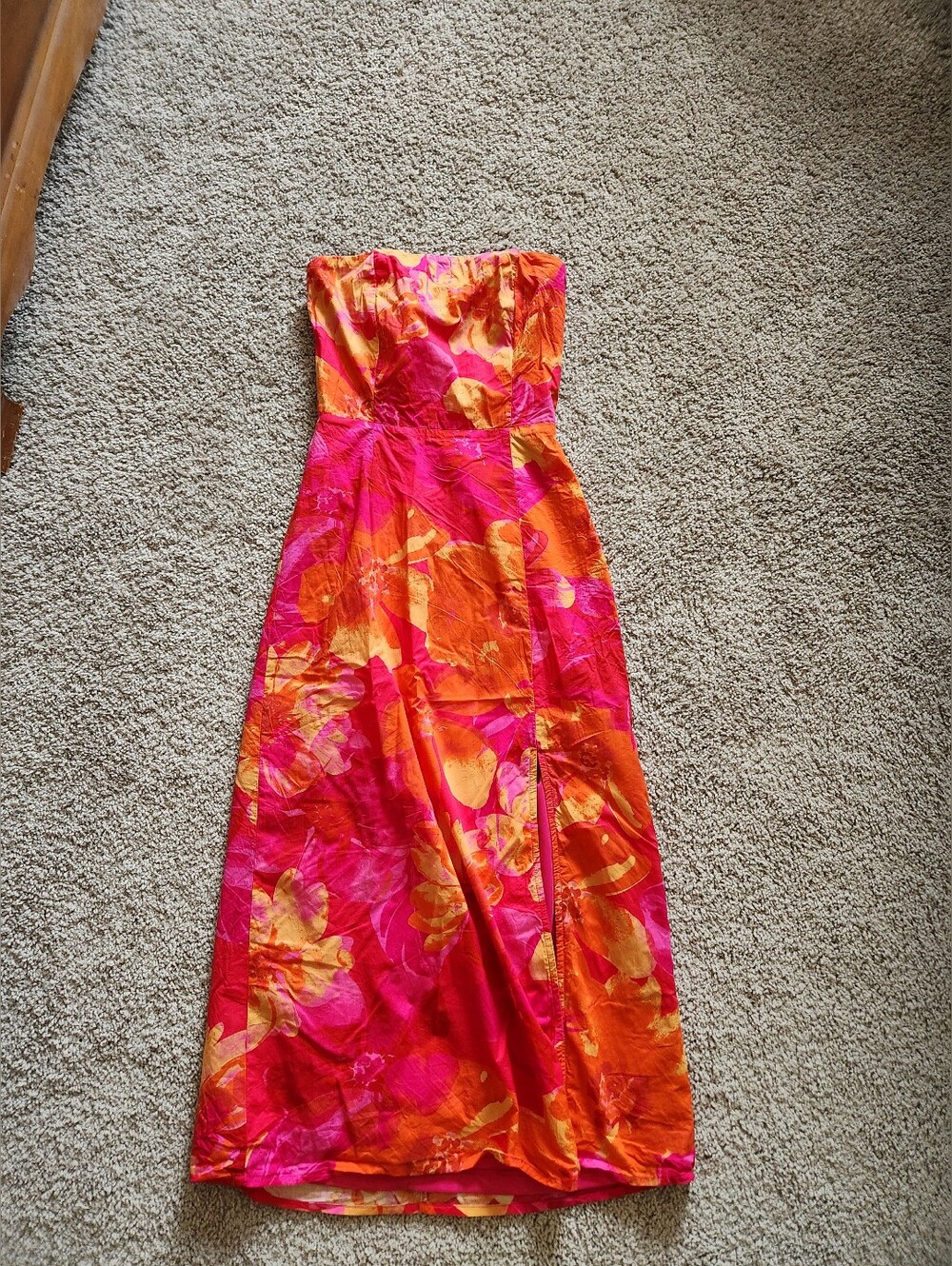 Lulus Floral Midi Vacation Dress